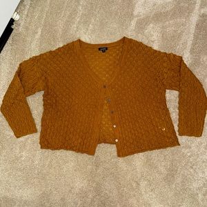 Mittoshop Loose Knit Sweater, size Medium, Orange